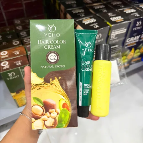 Kem nhuộm phủ bạc Yeho 60 ml, chọn màu C1, C2, C3, C4 hoặc C5