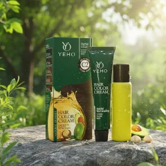 Kem Nhuộm Phủ Bạc Yeho C2 Màu Nâu Tự Nhiên - Kem Nhuộm Yeho