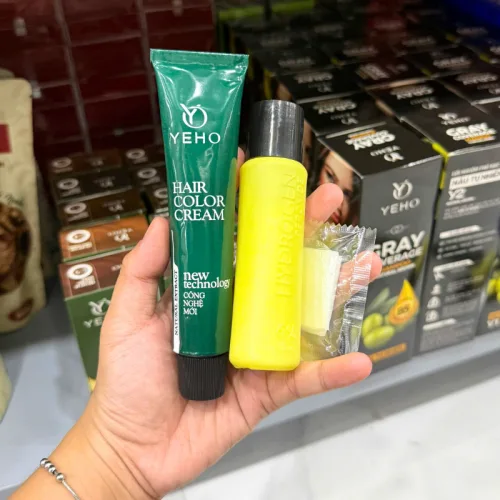 Sỉ kem Nhuộm Phủ Bạc Yeho C3 Màu Nâu Cà Phê - Kem Nhuộm Yeho