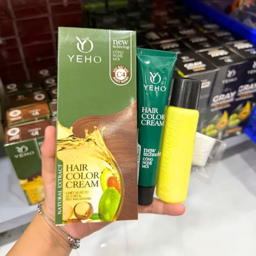 Kem nhuộm Yeho C5 màu nâu hạt dẻ, dung tích 60 ml