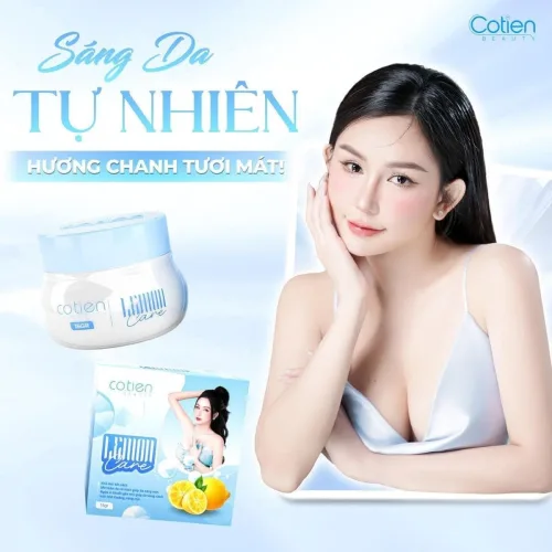 Cotien Beauty Lemon Care kem thâm nách màu xanh, tuýp 15g