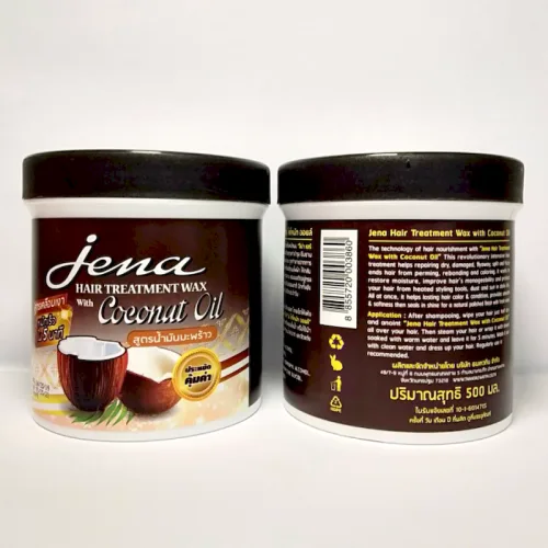 Kem ủ tóc Jena Hair Treatment Wax tinh dầu dừa 500gr