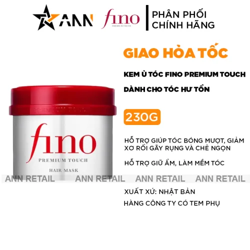 Kem Ủ Tóc Fino Premium Touch 230g