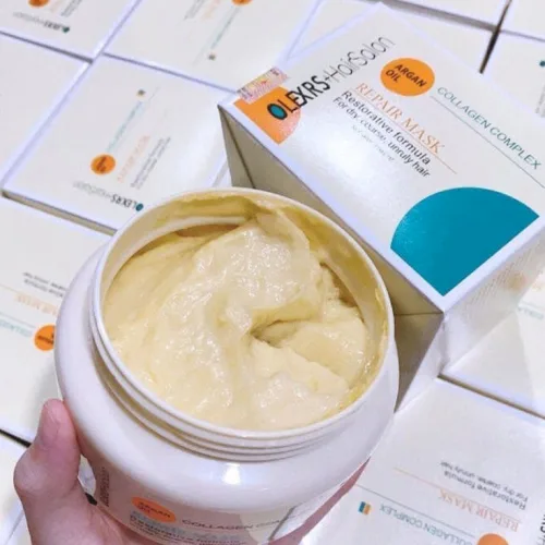 Mặt nạ ủ tóc phục hồi Olexrs Hair Salon Collagen Complex 500ml