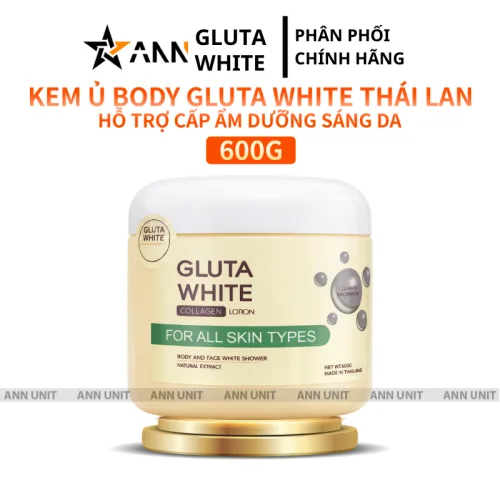Nhãn xanh và những thông tin có thể đọc được — Kem Ủ Body Gluta White Collagen