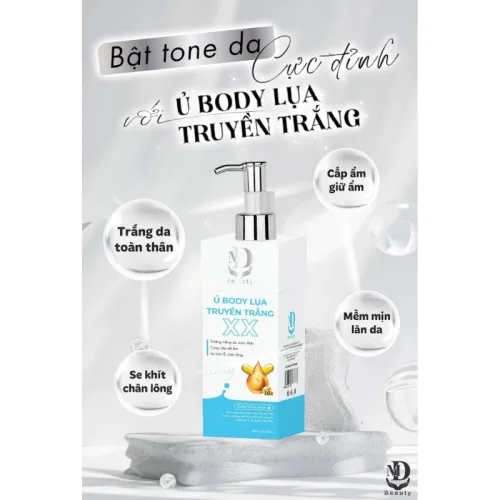 MD Beauty Deep White Lotion 250ml Kem Ủ Trắng Body Lụa