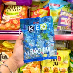 Kẹo Cứng OISHI Vị Bạc Hà 85g - Bịch Xanh Dương