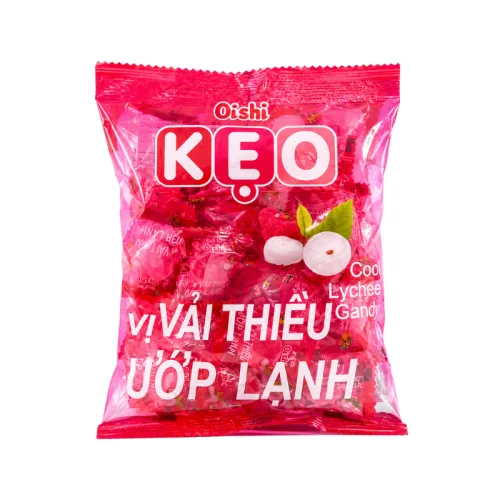 Hình ảnh Kẹo Cứng OISHI Vị Vải Thiều Ướp Lạnh 85g - Bịch Hồng trong bộ sưu tập Oishi