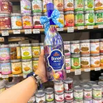 Kẹo Cứng Sữa Trái Cây BONART KING HENRY Chai Rượu Hoa Hồng 3 Màu 110g