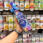 Kẹo Cứng Sữa Trái Cây BONART KING HENRY Chai Rượu Hoa Hồng 3 Màu 110g