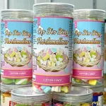 Kẹo Dẻo Bông Marshmallow 250g - Hộp Pet