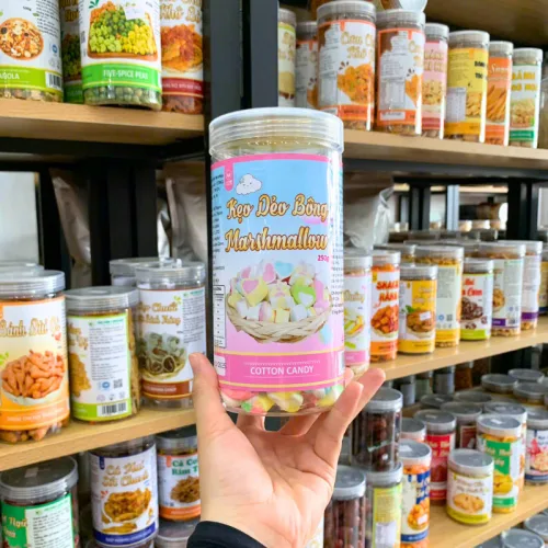 Kẹo Dẻo Bông Marshmallow 250g - Hộp Pet