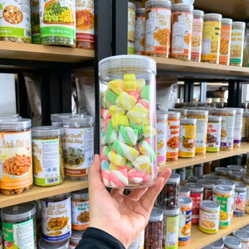 Kẹo Dẻo Bông Marshmallow 250g - Hộp Pet