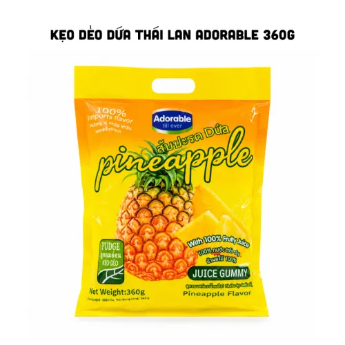 Kẹo Dẻo Dứa Thái Lan Adorable 360g