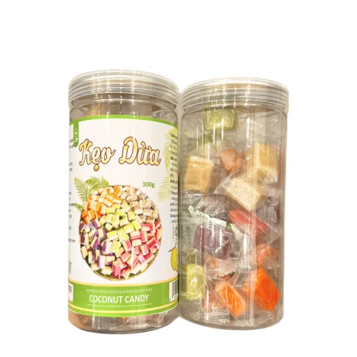 Kẹo Dừa Mix 9 Vị Thơm Ngon 300g Hộp phù hợp để tham khảo khi chọn Trái cây, rau củ tươi
