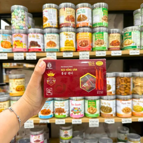 Kẹo Hồng Sâm ECOBIN Dạng Hộp 150g