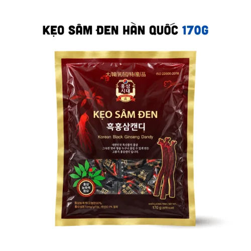 Kẹo Sâm Đen Hàn Quốc - Korean Black Ginseng Candy 170g