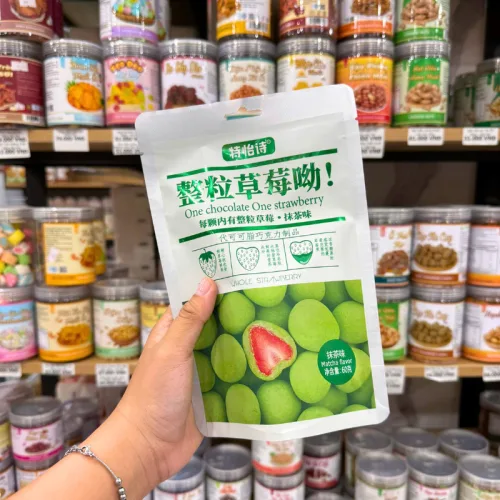Kẹo Socola Bọc Dâu Tây Thơm Ngon - 4 Vị Socola, Sữa Chua, Hoa Hồng, Matcha 60g