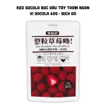 Kẹo Socola Bọc Dâu Tây Thơm Ngon Vị Socola 60g - Bịch Đỏ