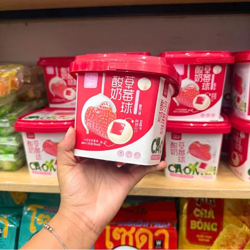 Kẹo Socola Nhân Chảy Vị Trái Cây Fasimiyu 2 Màu - Vị Dâu Hồng & Vị Chanh Nâu