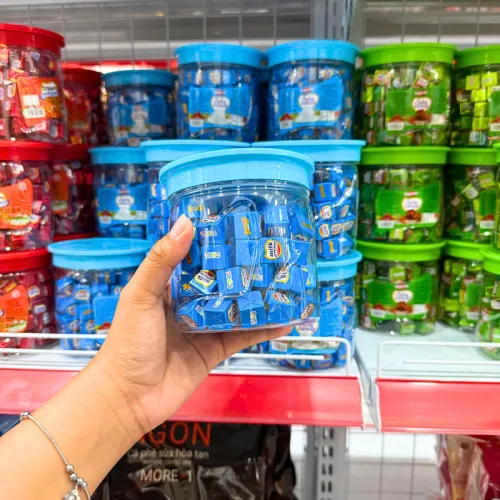 Kẹo Vuông Cube Candy Sugarsky 300g - 3 Màu (Xanh Lá, Xanh Dương, Đỏ)