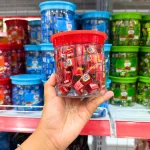 Kẹo Vuông Cube Candy Sugarsky 300g - 3 Màu (Xanh Lá, Xanh Dương, Đỏ)