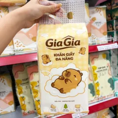 Khăn Giấy Đa Năng Gia Gia Siêu Dai - Thùng 10 Bịch
