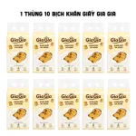 Khăn Giấy Đa Năng Gia Gia Siêu Dai - Thùng 10 Bịch