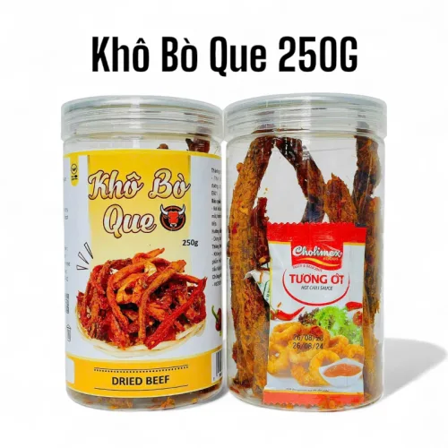 Sỉ khô Bò Que Loại Ngon 250g Hộp
