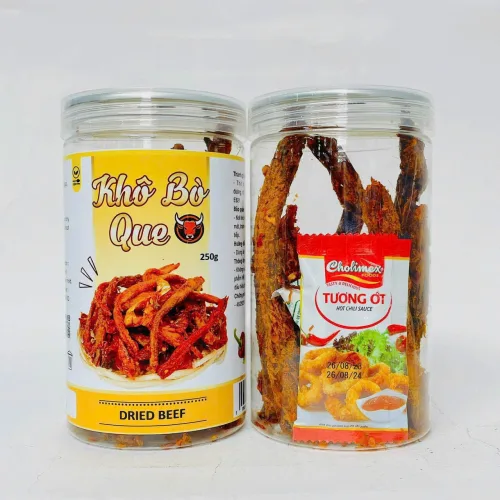 Sỉ khô Bò Que Loại Ngon 250g Hộp