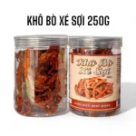 Phân phối khô Bò Xé Sợi Thượng Hạng Loại Ngon 250g Hộp Pet