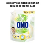 Nước Giặt OMO Matic Cửa Trước & Cửa Trên Dịu Nhẹ Cho Quần Áo Bé Yêu 3.6kg