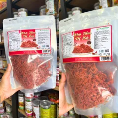 Bảng giá sỉ khô Tẩm Vị Bò 300g - Túi Zip Bạc