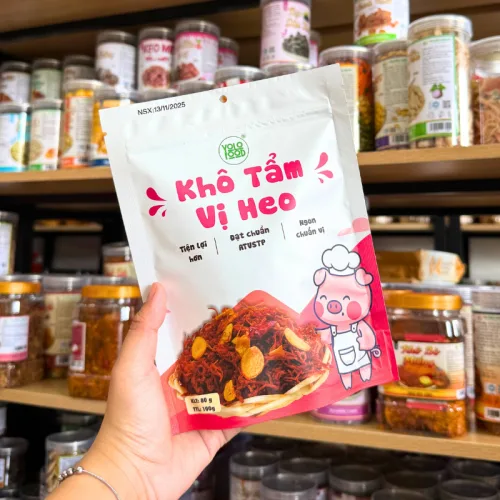 Khám phá Khô Tẩm Vị Heo Thương Hiệu Yolo Thơm Ngon Gói 100g thuộc nhóm Yolo Food
