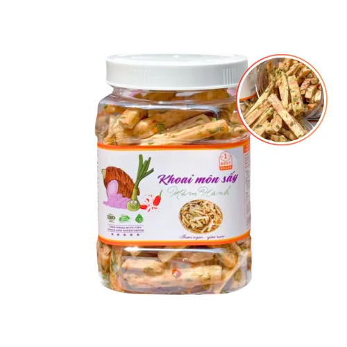 Hình ảnh Khoai Môn Sấy Mắm Hành Thơm Ngon Hộp 500g trong bộ sưu tập Trái cây sấy, hạt khô dinh dưỡng