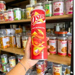 Khoai Tây Lon O'STAR ORION Vị Thịt Nướng BBQ 100gr
