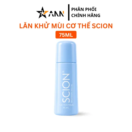 Lăn Khử Mùi Cơ Thể Scion Brightening Roll On Xanh 75ml Phiên Bản Mới