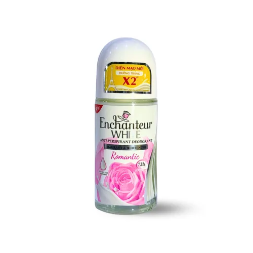 Hình ảnh Lăn Khử Mùi Enchanteur Romantic 72h 50ml - Lăn Nách Dưỡng Sáng Da Màu Hồng trong bộ sưu tập mỹ phẩm enchanteur