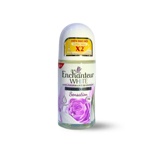 Lăn Khử Mùi Enchanteur Sensation 72h 50ml - Lăn Nách Dưỡng Sáng Da Màu Tím – một lựa chọn đáng tham khảo trong mỹ phẩm enchanteur