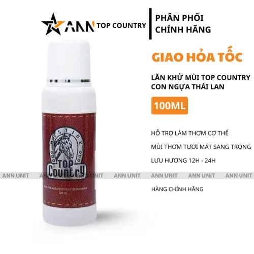 Lăn Nách Ngựa Thái Lan Mistine 100ml - Lăn Nách Nam Ngựa Đỏ Top Country