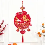 Liễn Nhung Đỏ Treo Trang Trí Tết - Tranh Trang Trí Nhà