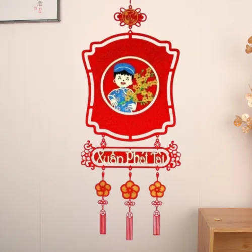 Liễn Treo Tranh 3D Trang Trí Tết