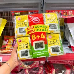 Lốc 12 Gói Rong Biển Tẩm Gia Vị Ăn Liền Otoki (4.2gx12 Gói)