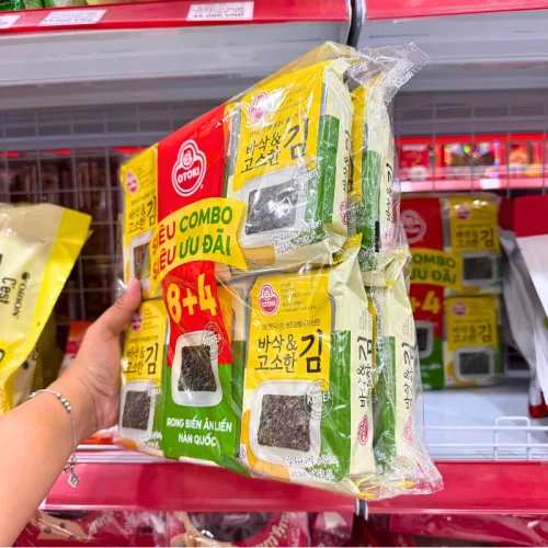 Lốc 12 Gói Rong Biển Tẩm Gia Vị Ăn Liền Otoki (4.2gx12 Gói)