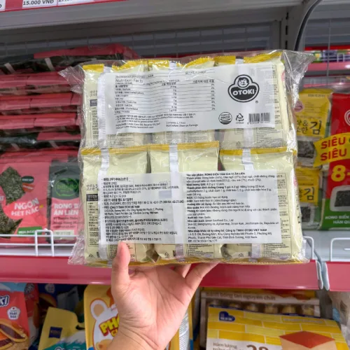 Lốc 12 Gói Rong Biển Tẩm Gia Vị Ăn Liền Otoki (4.2gx12 Gói)