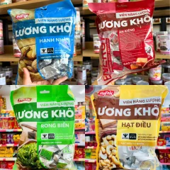 Lương Khô Viên Năng Lượng Việt Thái - Lương Khô Gạo Lứt - Lương Khô Hạnh Nhân