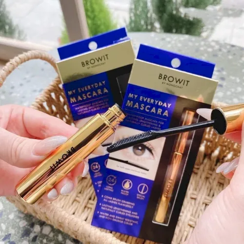 Đánh giá mascara Browit By Nongchat Màu Xanh Thái Lan Dưỡng Mi dài và cong