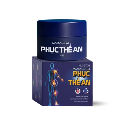 Massage Gel Phục Thể An Musecos 50gr - Gel Xoa Bóp Giảm Đau Xương Khớp Tê Bì Chân Tay Nhức Mỏi Xương Khớp Giảm Đau
