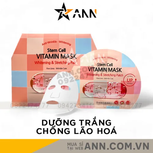Mặt nạ Banobagi: bóp gói trước để tinh chất thấm đều