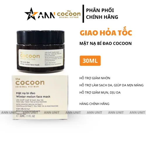 Mặt nạ bí đao Cocoon có thể dùng thế nào trong lịch chăm da dầu?